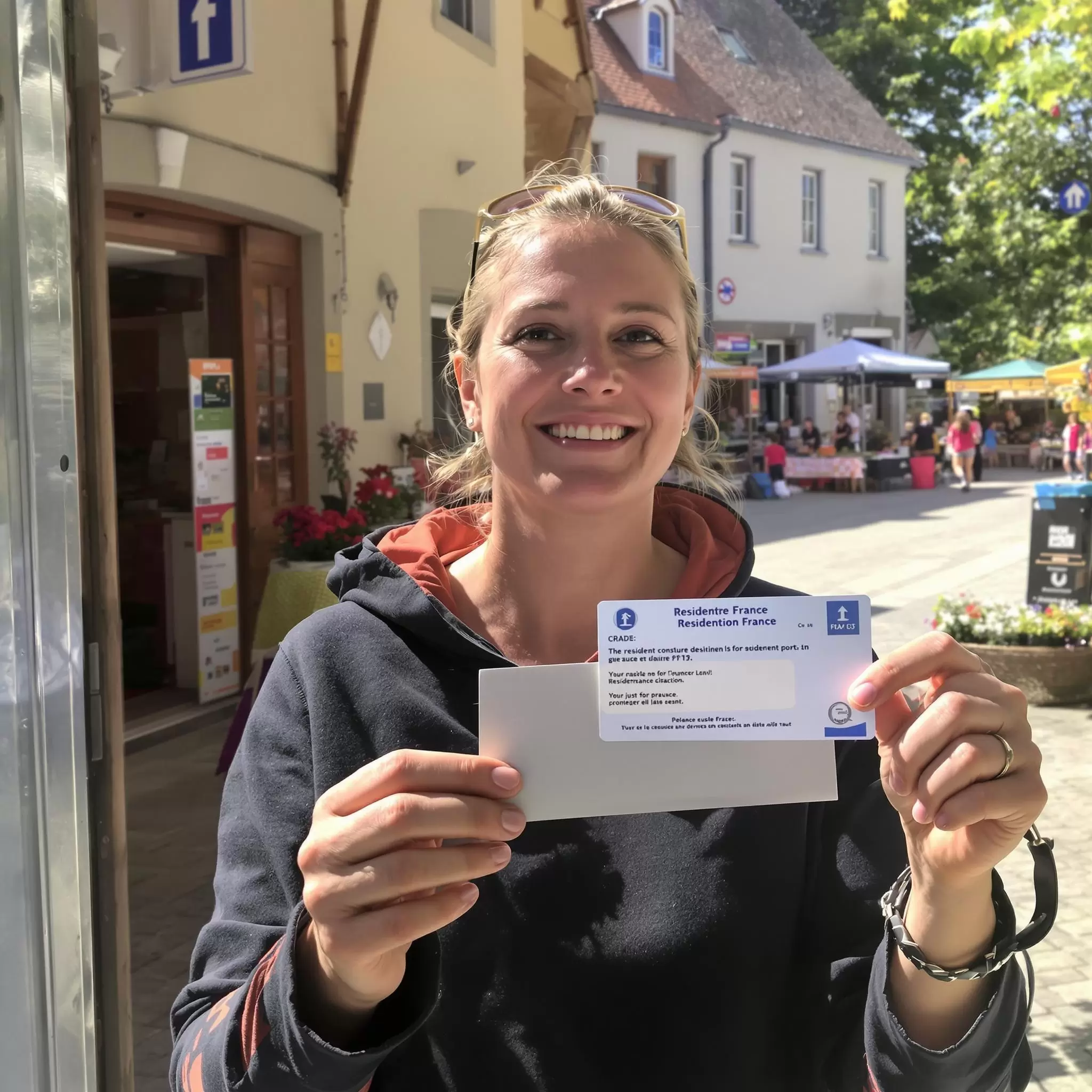 French residence permit finally